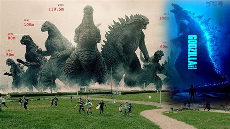 how tall is godzilla in 2019